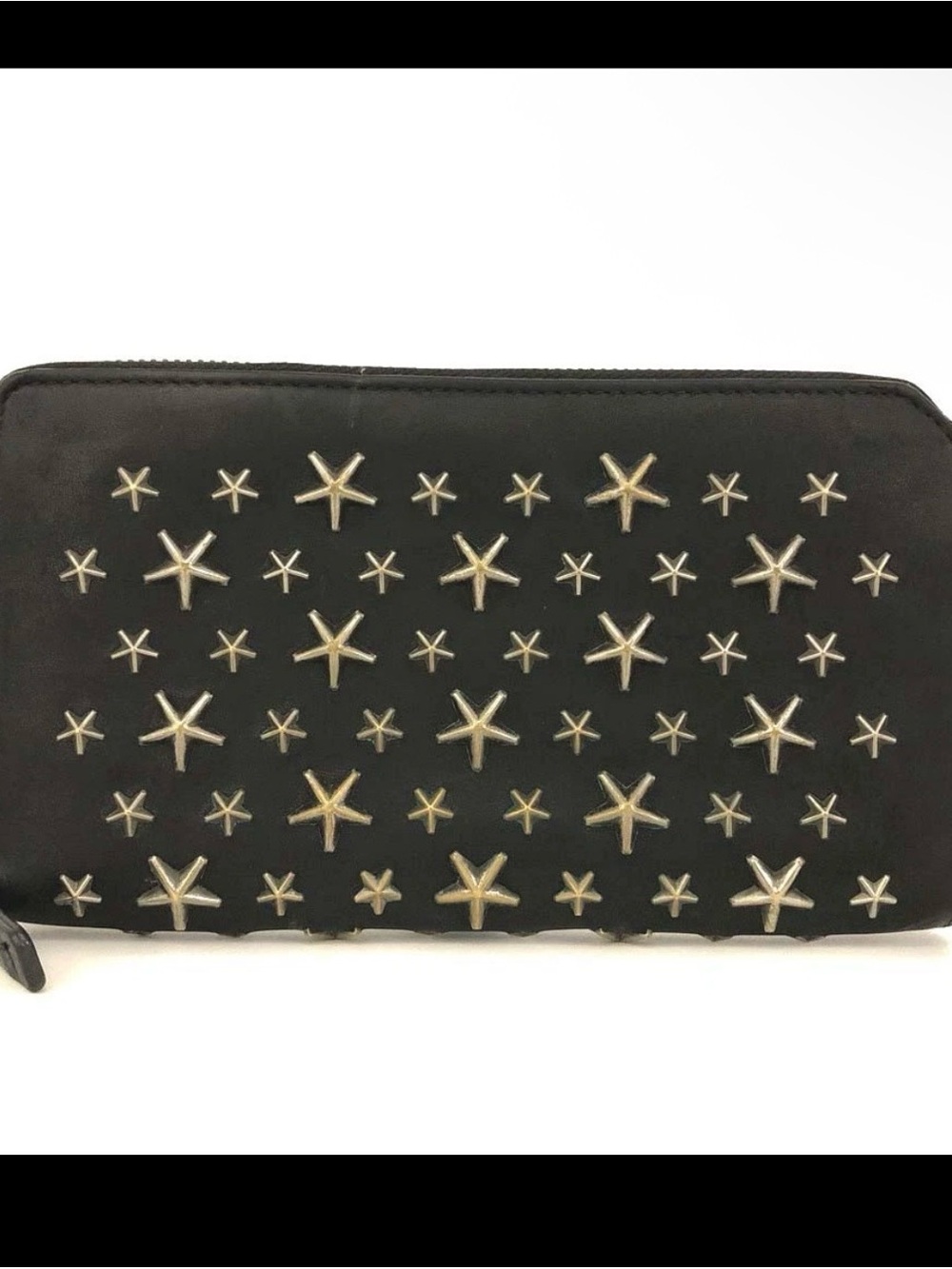 ECU Choo Carnaby Star Studded Leather Zip Around Long Wallet/3CJ0087